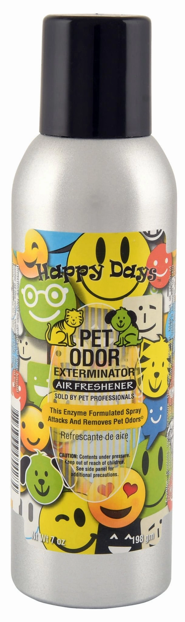 Pet Odor Exterminator Air Freshener Spray, Happy Days, 7 oz cat odor control,cat litter deodorizer,cat cleaning wipes