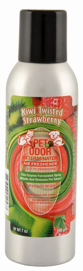 Pet Odor Exterminator Air Freshener Spray, Kiwi Twisted Strawberry, 7 oz cat odor control,cat litter deodorizer,cat cleaning wipes