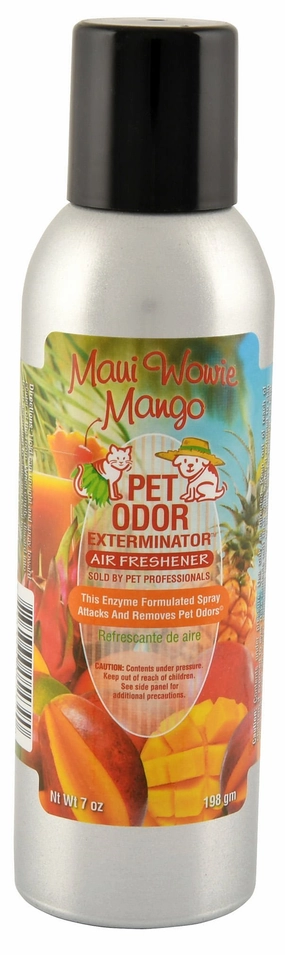 Pet Odor Exterminator Air Freshener Spray, Maui Wowie Mango, 7 oz cat odor control,cat litter deodorizer,cat cleaning wipes