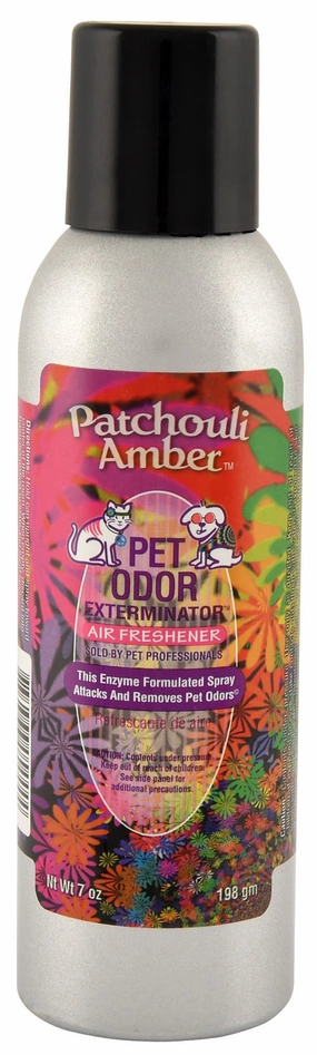 Pet Odor Exterminator Air Freshener Spray, Patchouli Amber, 7 oz cat odor control,cat litter deodorizer,cat cleaning wipes