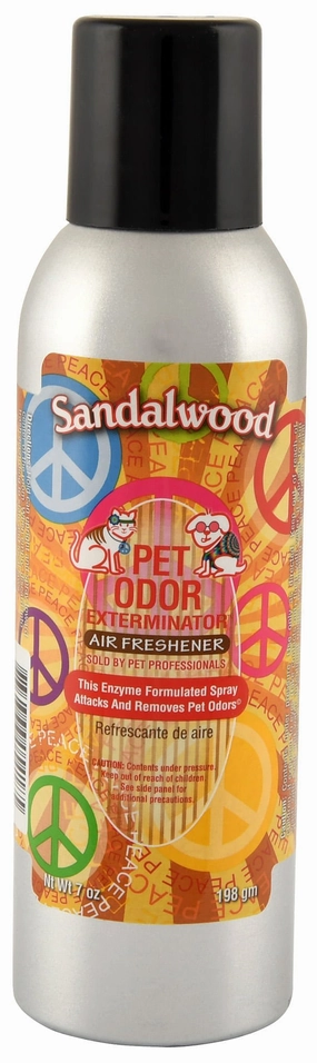 Pet Odor Exterminator Air Freshener Spray, Sandalwood, 7 oz cat odor control,cat litter deodorizer,cat cleaning wipes