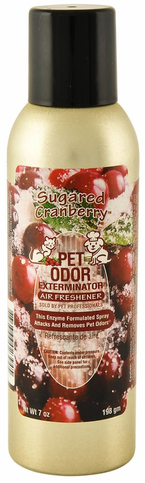 Pet Odor Exterminator Air Freshener Spray, Sugared Cranberry, 7 oz cat odor control,cat litter deodorizer,cat cleaning wipes