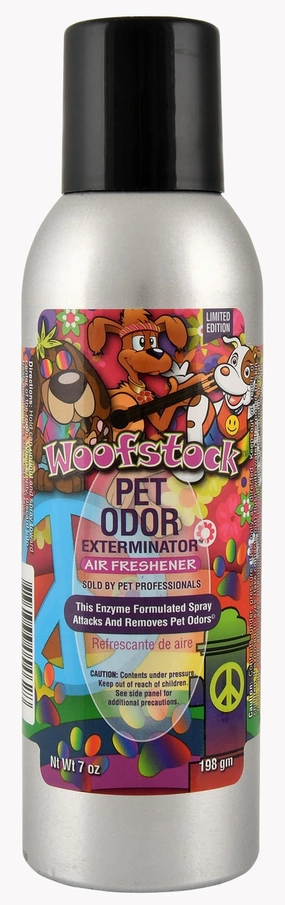 Pet Odor Exterminator Air Freshener Spray, Woofstock, 7 oz cat odor control,cat litter deodorizer,cat cleaning wipes