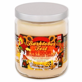 Pet Odor Exterminator Candle, Barktober Fest, 13 oz cat odor control,cat litter deodorizer,cat cleaning wipes