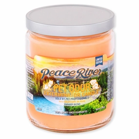 Pet Odor Exterminator Candle, Peace River, 13 oz cat odor control,cat litter deodorizer,cat cleaning wipes