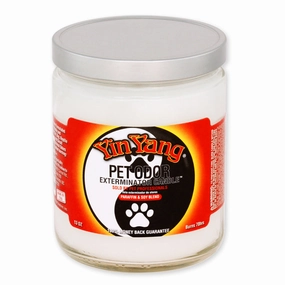 Pet Odor Exterminator Candle, Yin Yang, 13 oz cat odor control,cat litter deodorizer,cat cleaning wipes