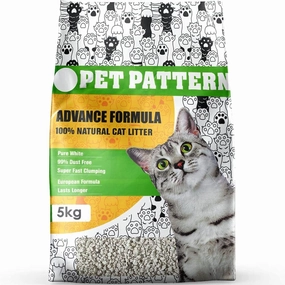 Pet Pattern Natural Clay Scented Quick Clumping Cat Litter cat waste,cat garbage bin,cat waste disposal