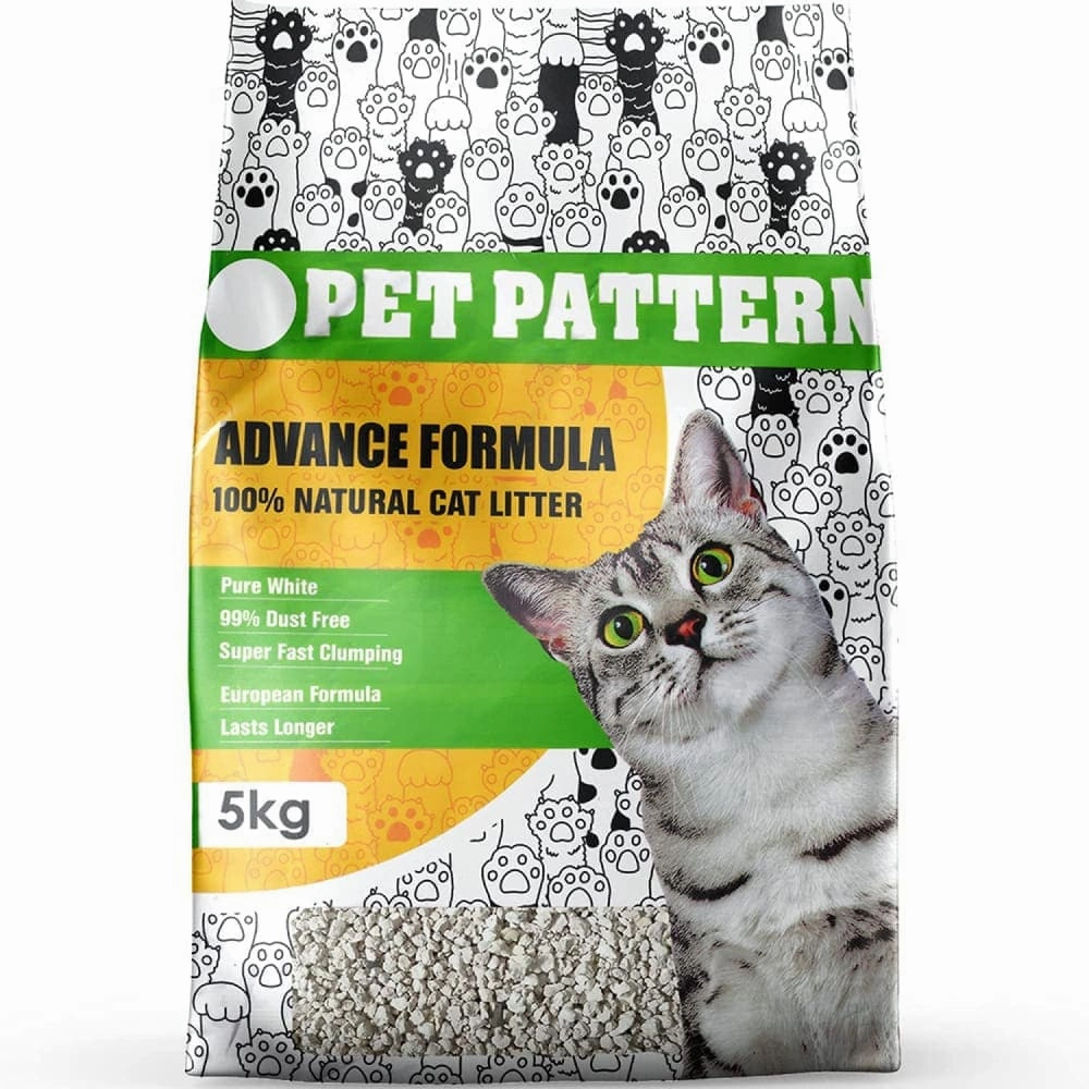 Pet Pattern Natural Clay Scented Quick Clumping Cat Litter cat waste,cat garbage bin,cat waste disposal