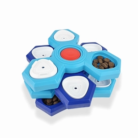 Petal 4 Tier Dog Puzzle dog bowl,slow feeder,pet food dish