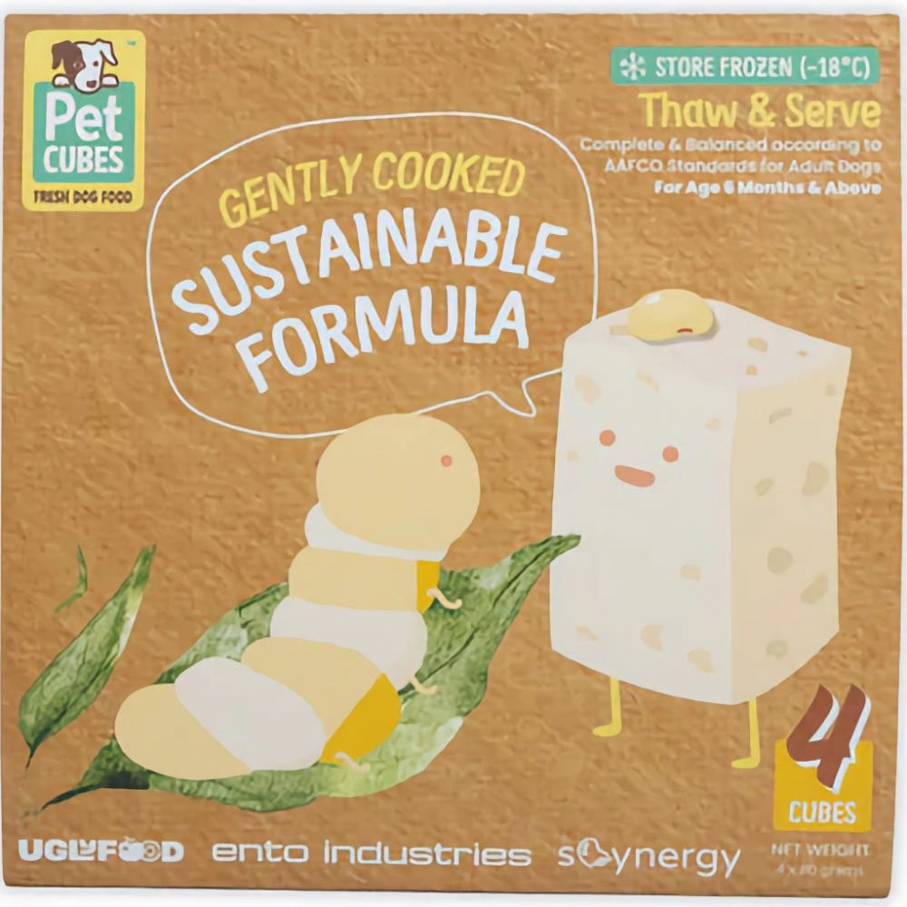 PetCubes Gently Cooked Sustainable Formula Frozen Dog Food 2.24kg raw pet food,frozen meat dog,raw feeding dog