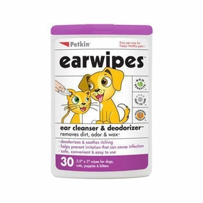 Petkin Ear Wipes 30pcs food toppers for dogs,dog gravy,dog flavor boost