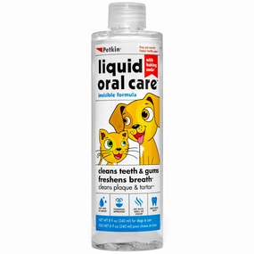 Petkin Liquid Oral Care Invisible formula for Pets cat odor eliminator,cat cleaner spray,cat deodorizer