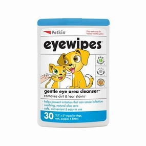 Petkin Tear Stain Eye Wipes 30sheets food toppers for dogs,dog gravy,dog flavor boost