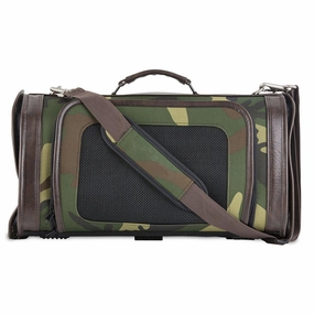 Petote Kelle Dog Carrier Camo dog bowtie leather collar dog charm dog party wear dog scarf set