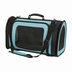 Petote Kelle Dog Carrier Turquoise And Black dog bowtie leather collar dog charm dog party wear dog scarf set