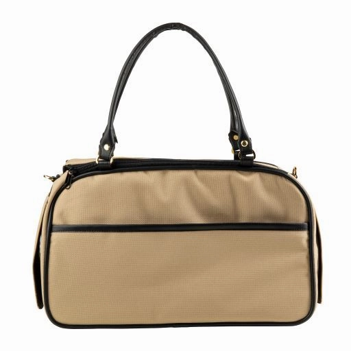 Petote Marlee 2 Dog Carrier Khaki Stripe