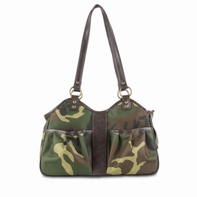Petote Metro Dog Carrier Camo dog bowtie leather collar dog charm dog party wear dog scarf set