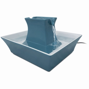 PetSafe Pagoda Fountain (& Replacement Filters) cat food bowl,cat feeder,elevated cat dish