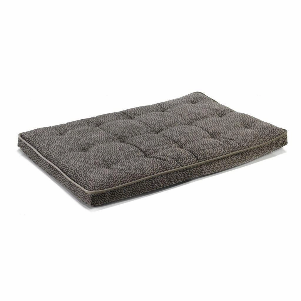 Pewter Bones Microvelvet Dog Crate Mattress crate mat,memory foam pad,dog bed cushion