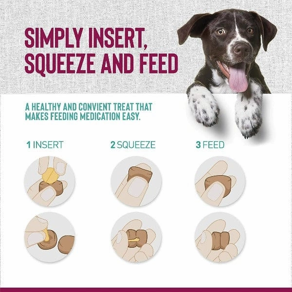Pill Buddy Naturals Pill Hiding Treat for Dogs; Grilled Duck Recipe