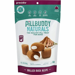 Pill Buddy Naturals Pill Hiding Treat for Dogs; Grilled Duck Recipe dog health supplement,dog multivitamin,canine health care