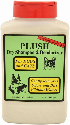 Plush Dry Shampoo & Deodorizer for Dogs & Cats cat odor control,cat litter deodorizer,cat cleaning wipes