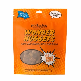 Polkadog Bakery Wonder Nuggets Peanut Butter poultry chews,horse chew toys,bird packaged treats