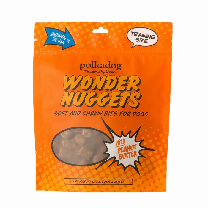 Polkadog Bakery Wonder Nuggets Peanut Butter poultry chews,horse chew toys,bird packaged treats