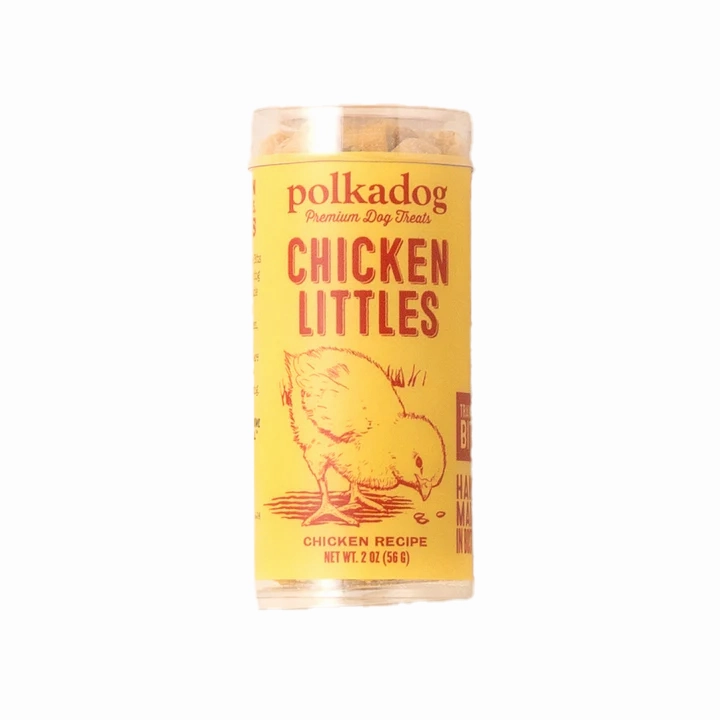 Polkadog Chicken Littles Mini Tube (Bits) poultry chews,horse chew toys,bird packaged treats