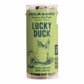 PolkaDog Lucky Duck Bites Dog Treats 2oz Tube barn supply,horse stable organizer,poultry waterer