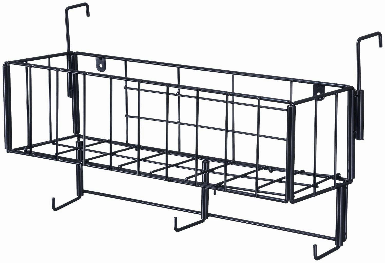 Portable Collapsible Hanging Basket with Bridle Hooks