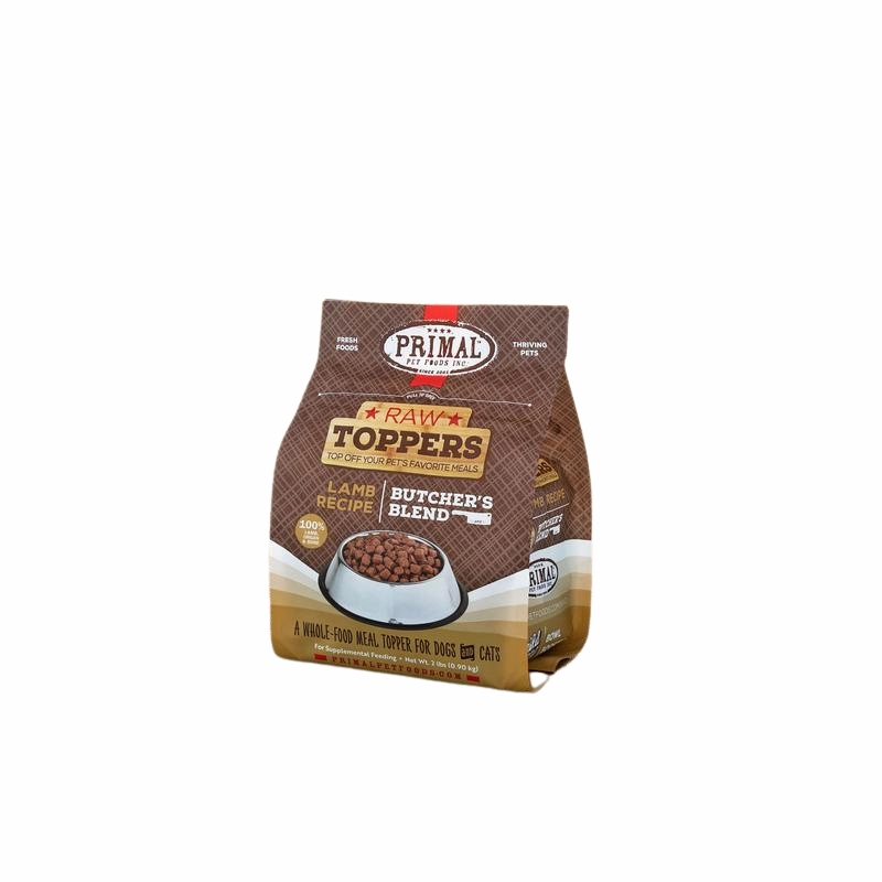 Primal Frozen Raw Dog Food Butcher's Blend Topper - Lamb 2lb *Special Order Only* puppy food,chew toy for puppies,small dog treats