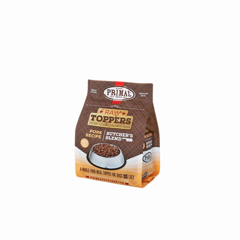 Primal Frozen Raw Dog Food Butcher's Blend Topper - Pork 2lb *Special Order Only* puppy food,chew toy for puppies,small dog treats