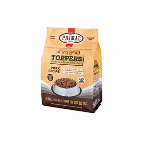 Primal Frozen Raw Dog Food Market Mix Topper - Pork 5lb puppy food,chew toy for puppies,small dog treats