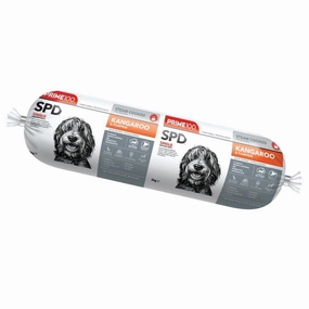 Prime100 SPD Kangaroo & Pumpkin Grain Free Cooked Chilled Roll Dog Food 2kg (Exp 13Aug25) raw pet food,frozen meat dog,raw feeding dog