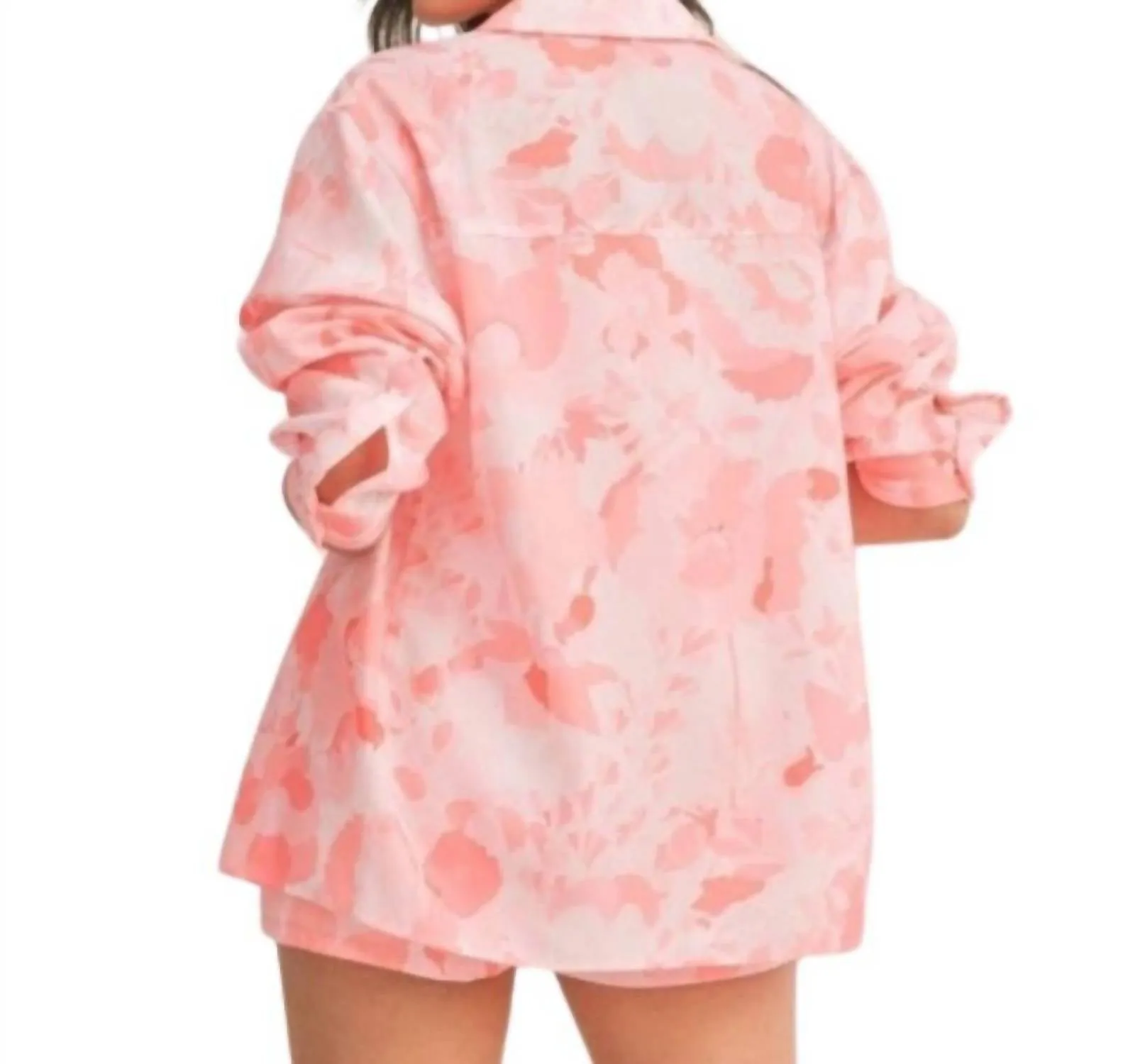 Printed Print 3 Piece Set In Pink