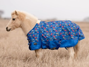 Professional's Choice 1200D Mini & Pony Rain Sheet, "Raining Cats & Dogs" horse blanket,poultry bed sheet,equine sheets