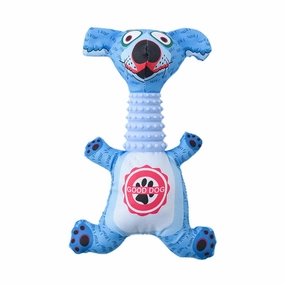PSM plush dog toy - blue durable dog toy,rope chew toy,interactive dog toy