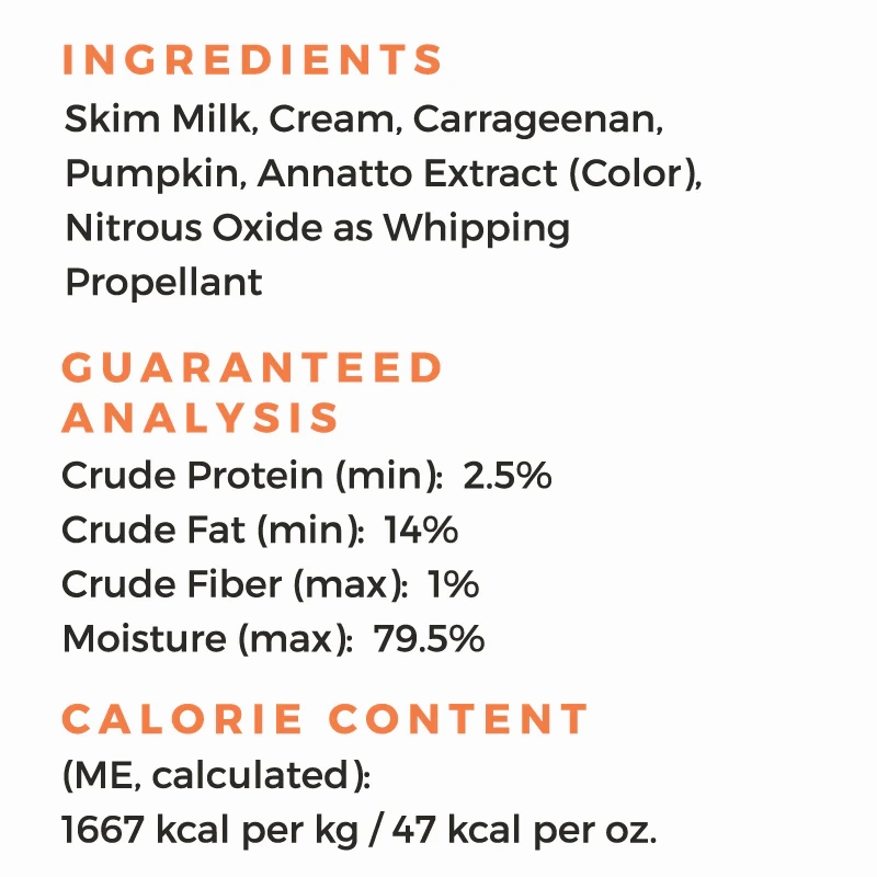 PupCup Frozen Whipped Treat for Dogs - Pumpkin Flavor 13oz
