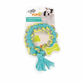 Pups - Ring Multi Chew Sweater Rope durable dog toy,rope chew toy,interactive dog toy
