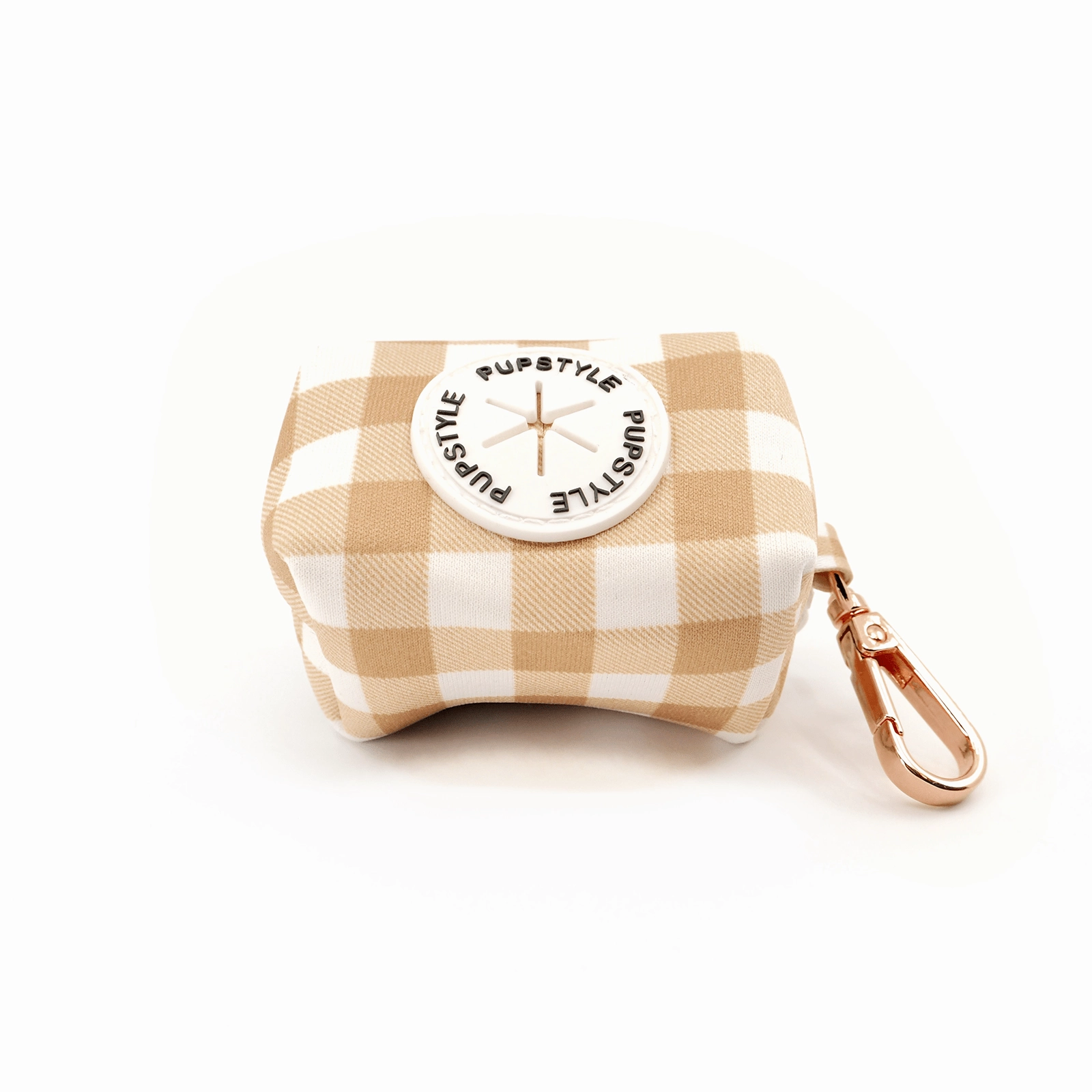Pupstyle Dog Poop Bag Holder Creme Brulee