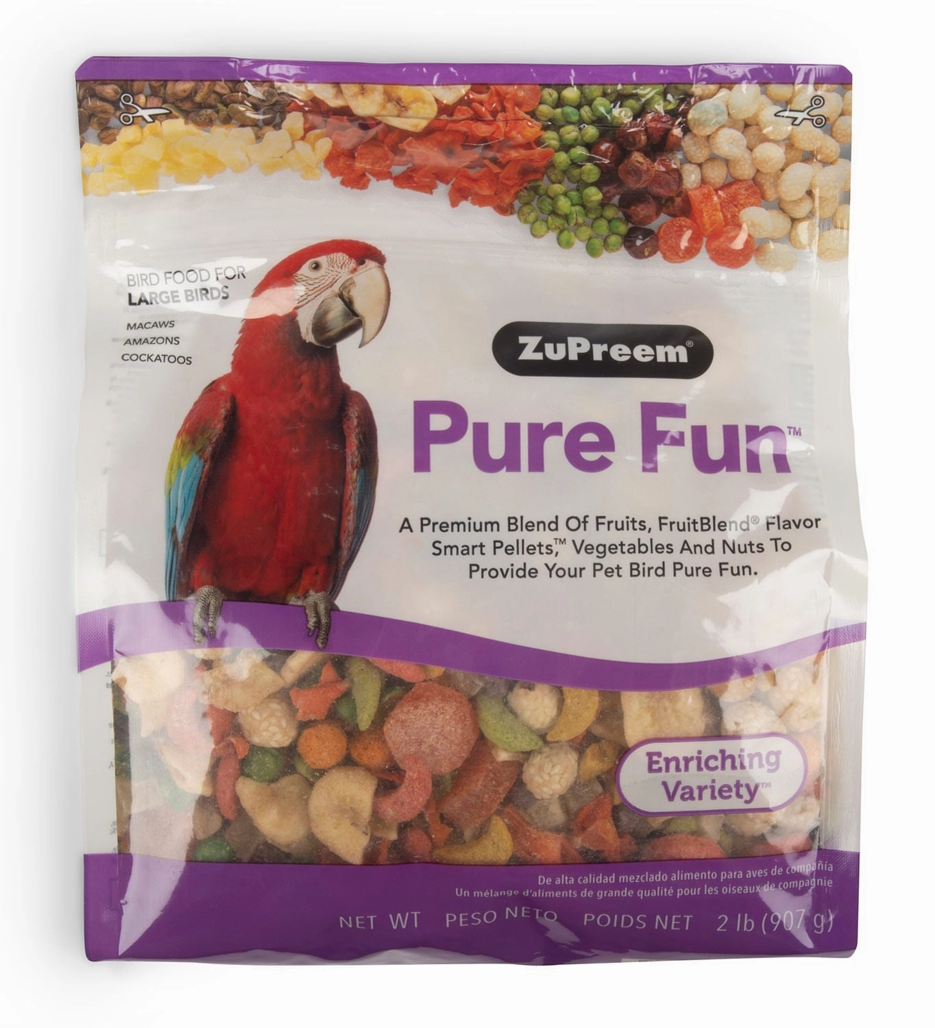 Pure Fun Bird Food for Large Birds soft chew treat,chewy dog snacks,tender bites for dogs