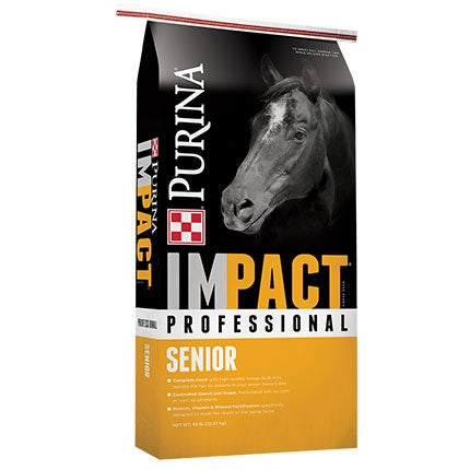 Purina Impact Professional Senior Pelleted Horse Feed made in usa dog toy,usa dog food,american dog products