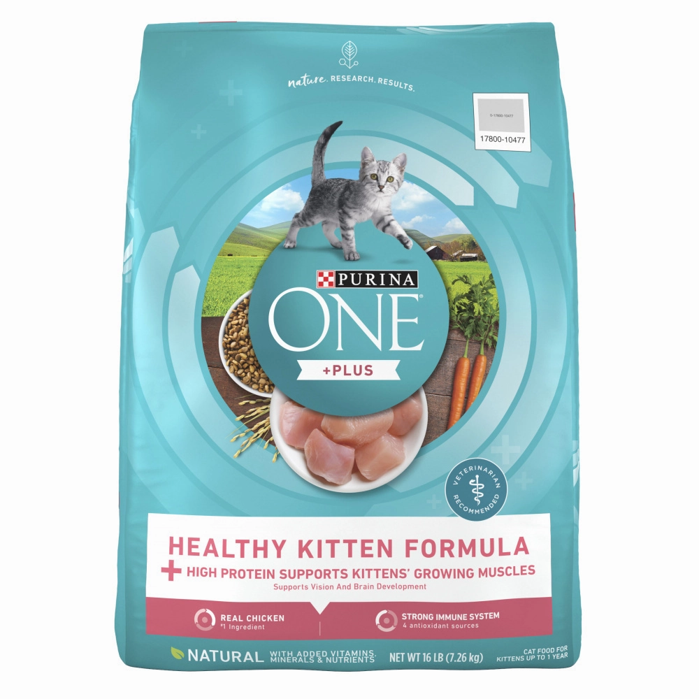 Purina ONE  Plus Healthy Kitten Dry Cat Food cat supplies,cat essentials,cat accessories