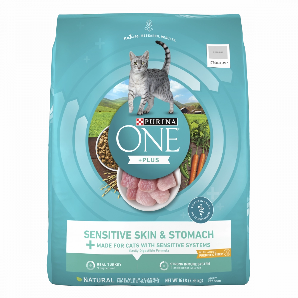 Purina ONE Sensitive Systems Dry Cat Food cat toys and food,complete cat care,all in one cat kit