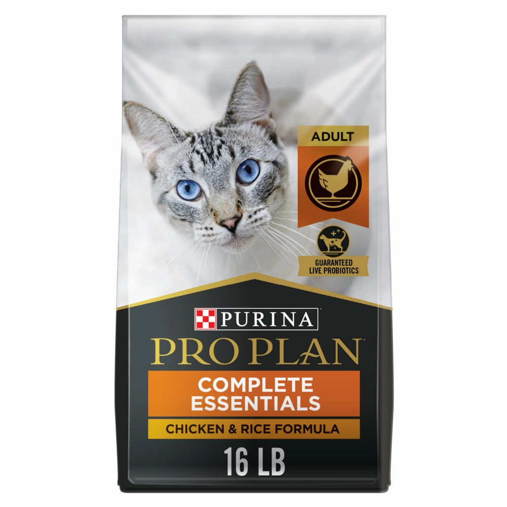 Purina Pro Plan Complete Essentials Chicken & Rice Formula Dry Cat Food cat supplies,cat essentials,cat accessories