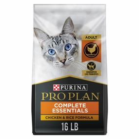 Purina Pro Plan Complete Essentials Chicken & Rice Formula Dry Cat Food cat toys and food,complete cat care,all in one cat kit