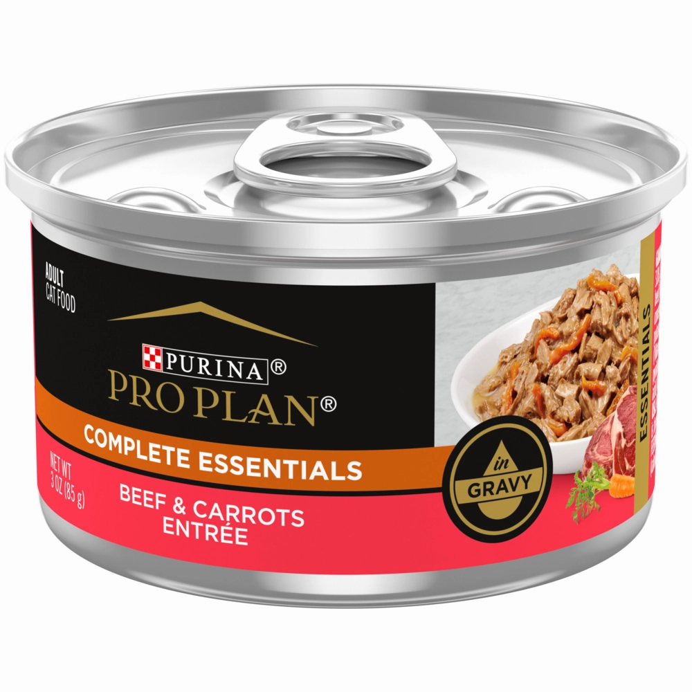 Purina Pro Plan Grain-Free Pate Beef & Carrots Entree Wet Cat Food cat supplies,cat essentials,cat accessories