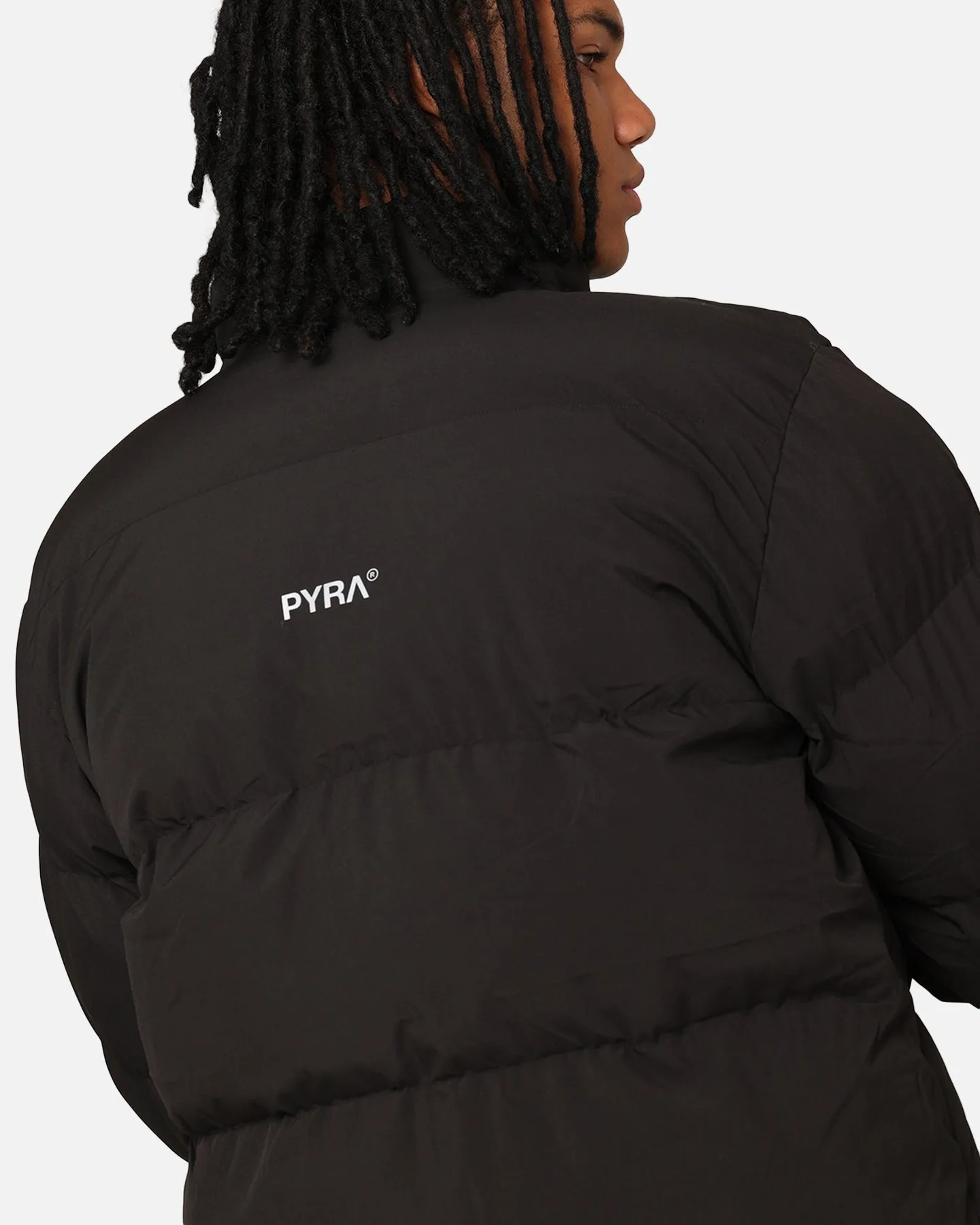 Pyra Sherpa Puffa Jacket Black