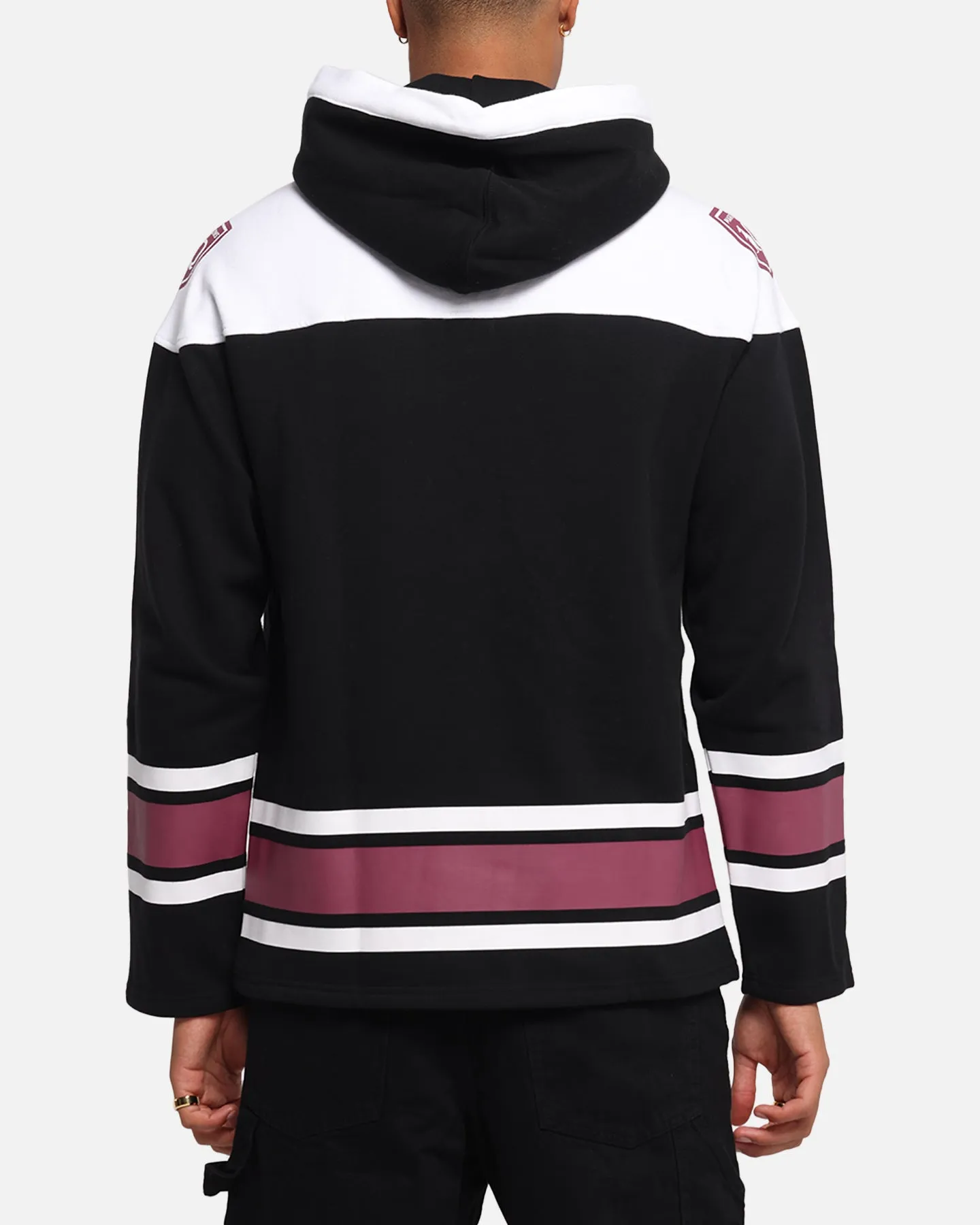 Queensland Rugby League Queensland Maroons Panel Hoodie Black